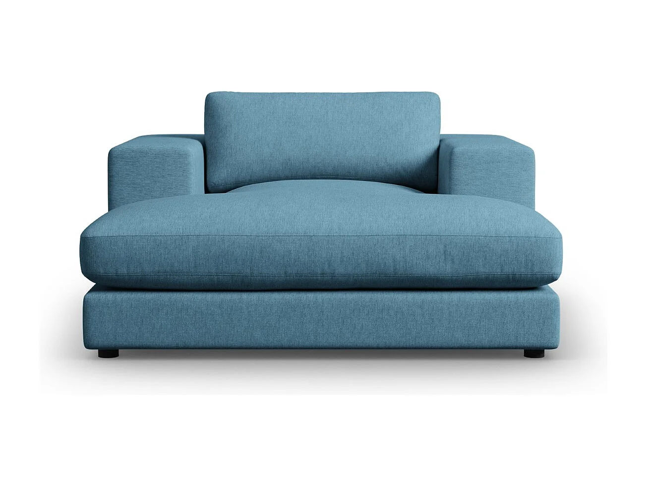 CXL by Christian Lacroix - Chaise longue "Tendance" Structurele stof, Blauw - 156x140x72cm