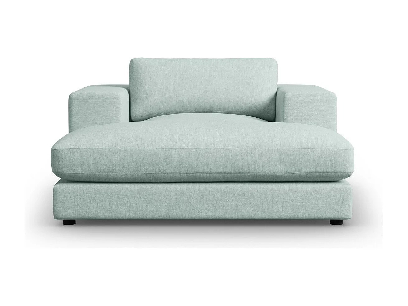 CXL by Christian Lacroix - Chaiselongue "Tendance" Sitzer aus strukturiertem Stoff minze - 156x140x72cm