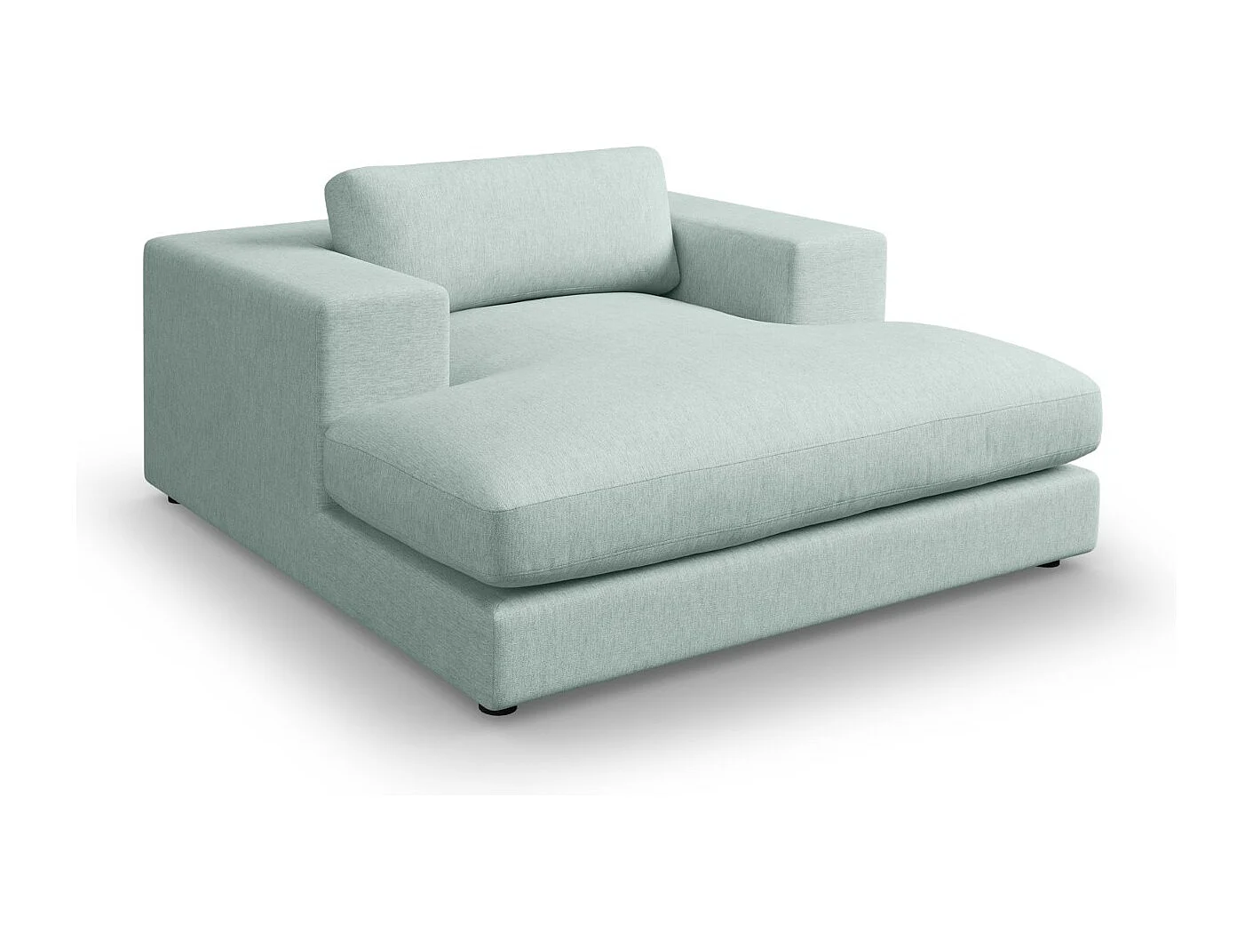 CXL by Christian Lacroix - Méridienne "Tendance" en tissu structurel menthe - 156x140x72cm