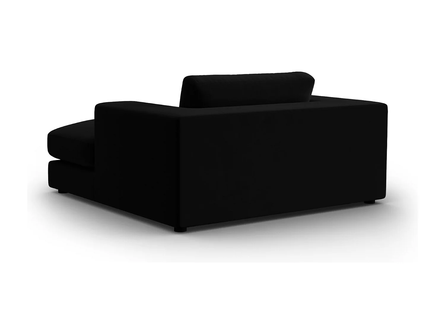 CXL by Christian Lacroix - Cama de dia "Tendance" em veludo preto - 156x140x72cm