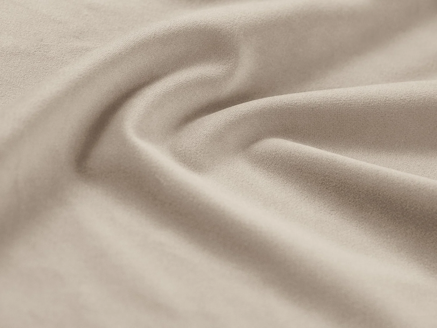 Cosmopolitan Design - Lit coffre avec tête de lit "Colonel" 200x200cm en velours beige clair - 220x220x100cm