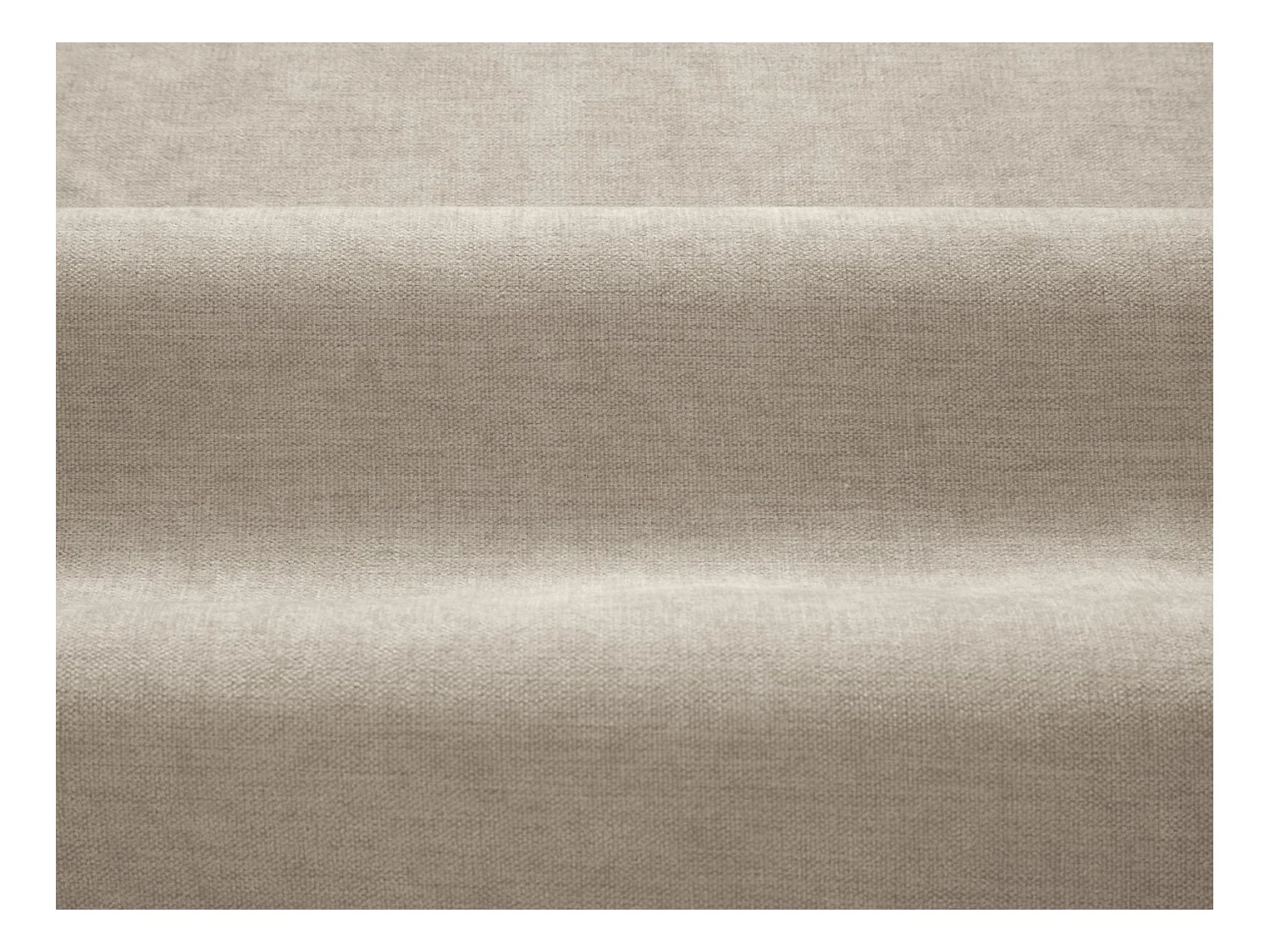 CXL by Christian Lacroix - Lit coffre avec tête de lit "Valerie" 200x200cm en chenille beige clair - 230x225x120cm