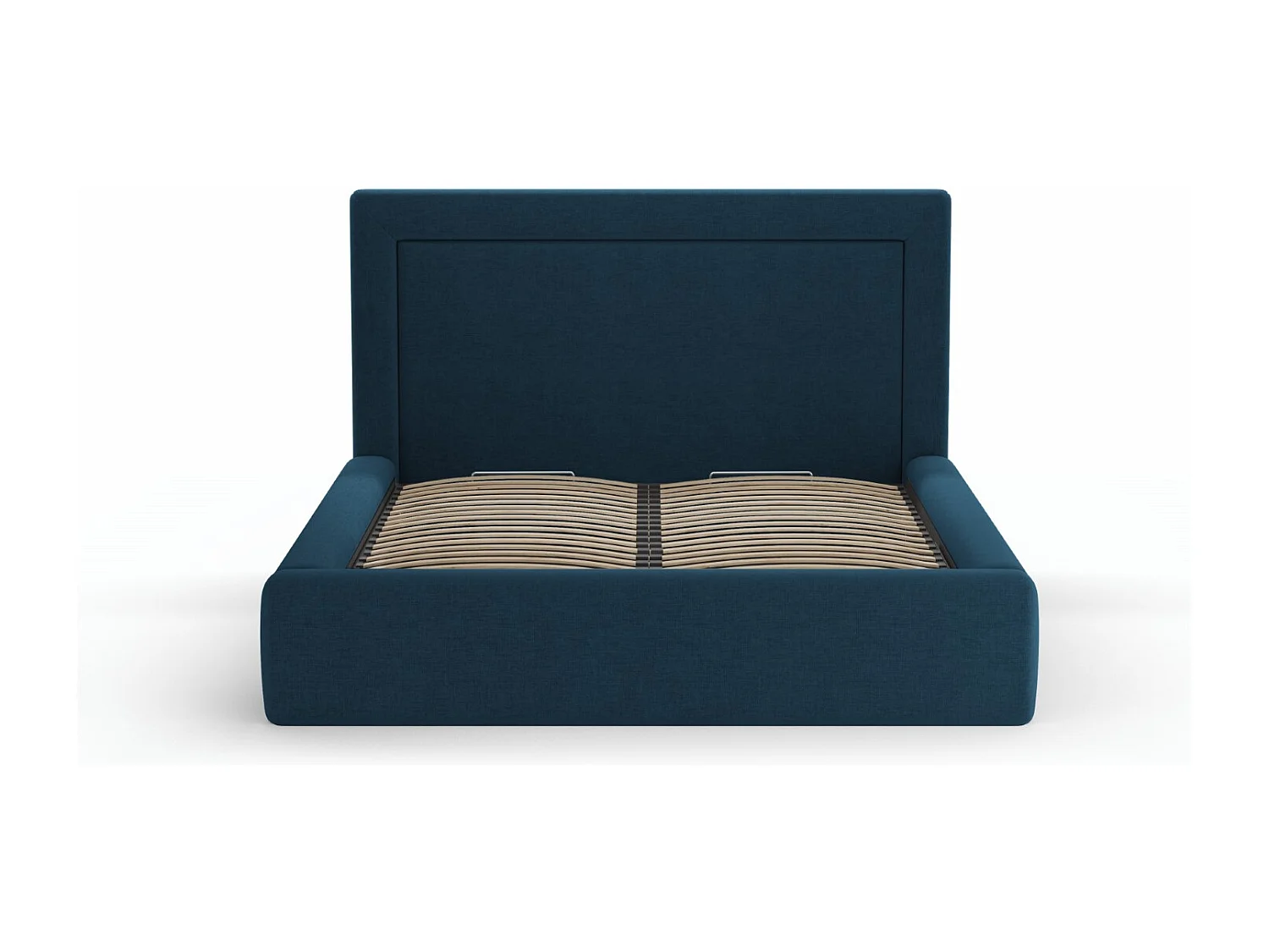 CXL by Christian Lacroix - Opbergbed met hoofdeinde "Valerie" 160x200cm, Chenille, Marineblauw - 230x185x120cm