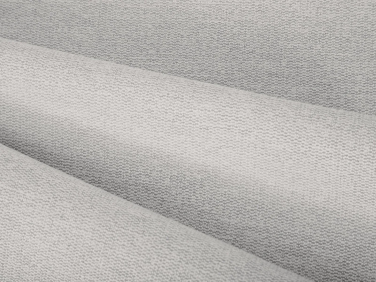 CXL by Christian Lacroix - Lit coffre avec tête de lit "Aude" 180x200cm en tissu structurel gris clair froid - 216x202x103cm