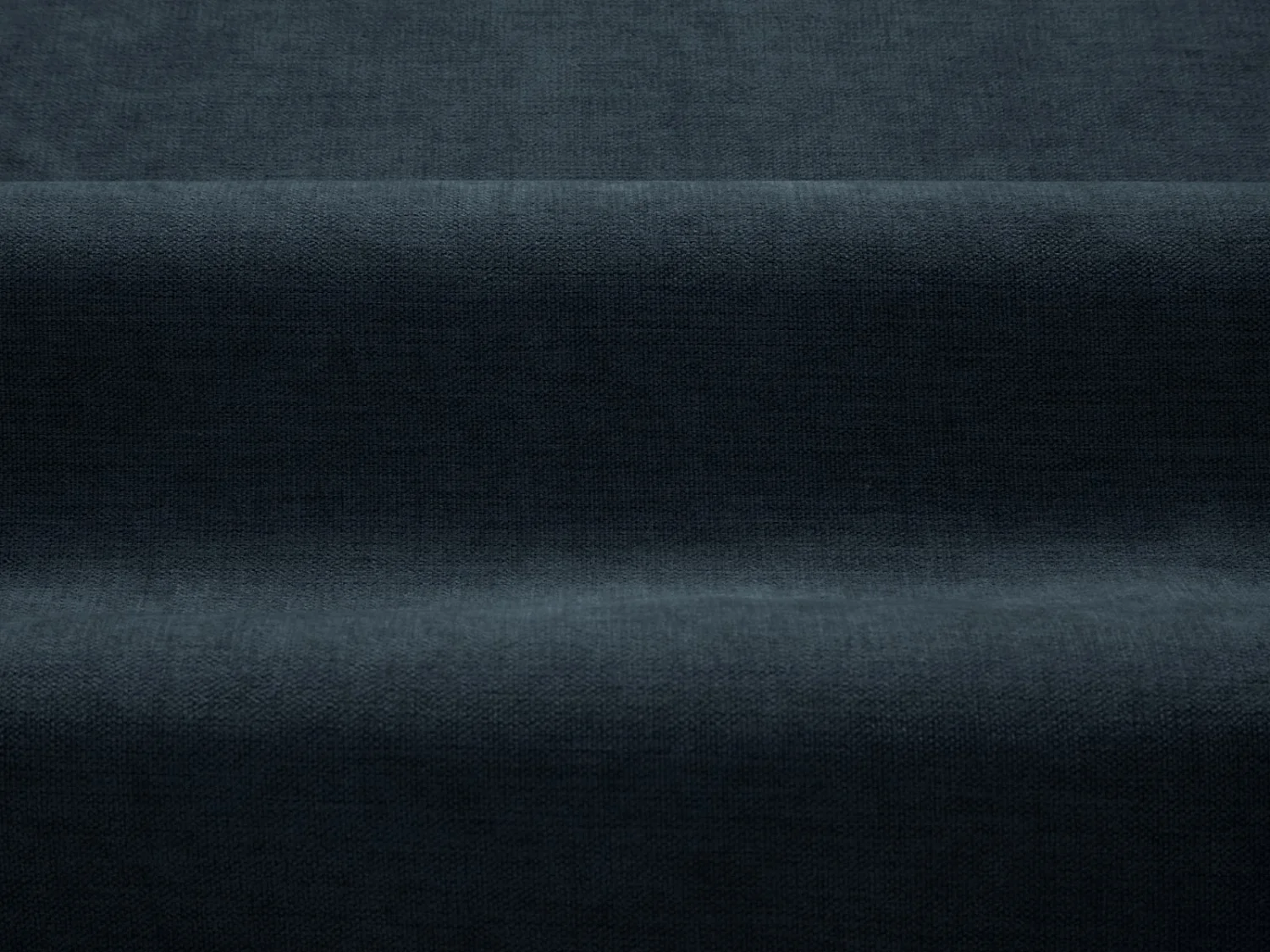 CXL by Christian Lacroix - Bett mit Bettkasten und Kopfteil "Valerie" 140x200cm aus Chenille-Stoff marineblau - 230x165x120cm