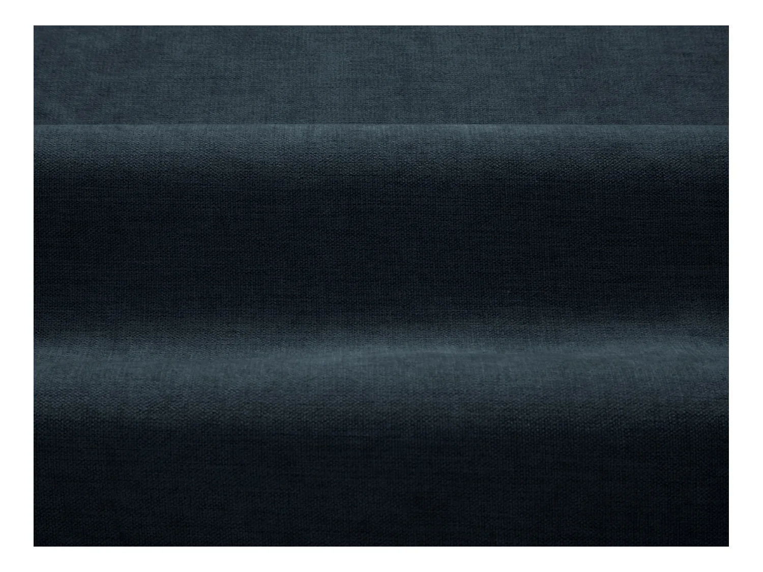 CXL by Christian Lacroix - Lit coffre avec tête de lit "Valerie" 140x200cm en chenille bleu marine - 230x165x120cm