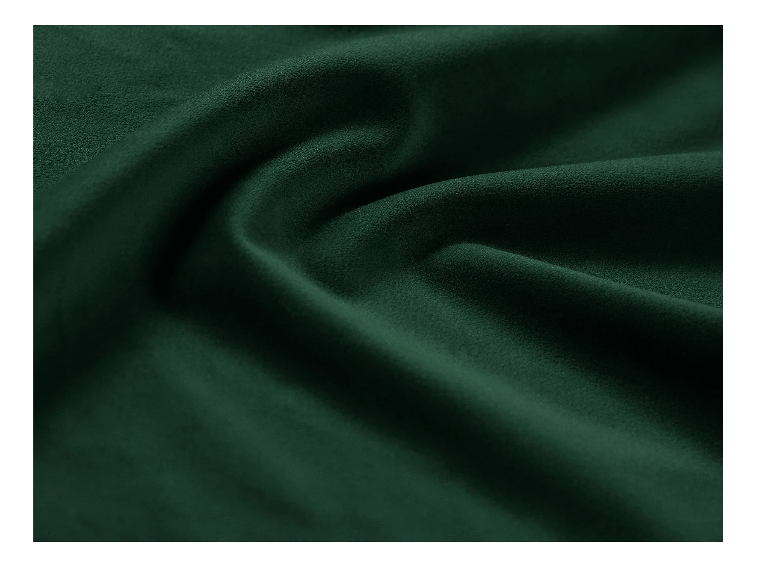 Cosmopolitan Design - Łóżko ze schowkiem i zagłówkiem, "Colonel" 160x200cm welur, zielony butelkowy - 220x180x100cm