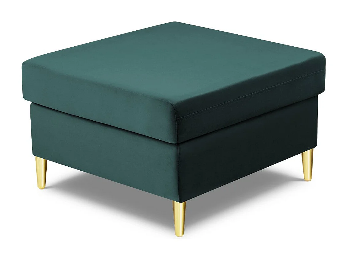 Cosmopolitan Design - Poef "Kyoto" Flueel, Olie - 70x70x45cm