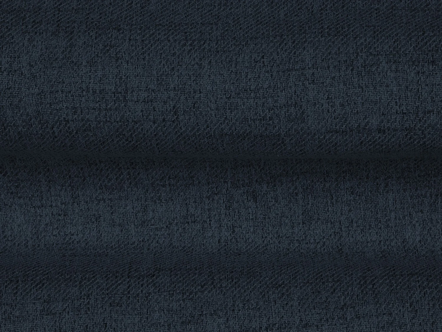 Cosmopolitan Design - Pouf "Bali" en tissu structurel bleu - 60x60x41cm