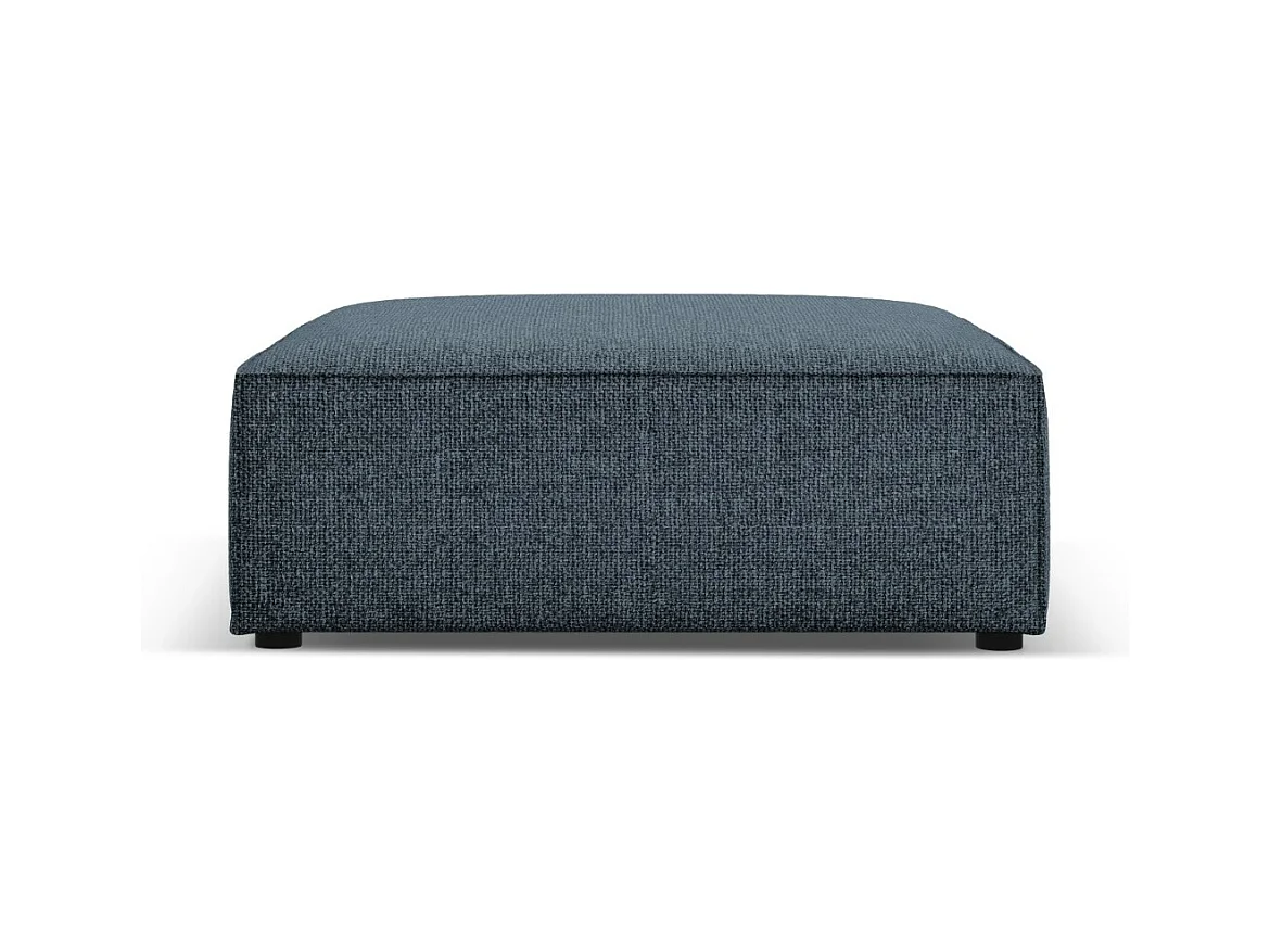 Cosmopolitan Design - Poef "Arendal" Chenille, Koningsblauw - 102x80x40cm