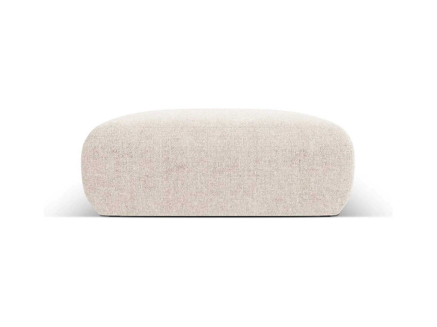 Cosmopolitan Design - Puf, "Nolio" 2 miejsca szenil, beż jasny - 100x100x36cm