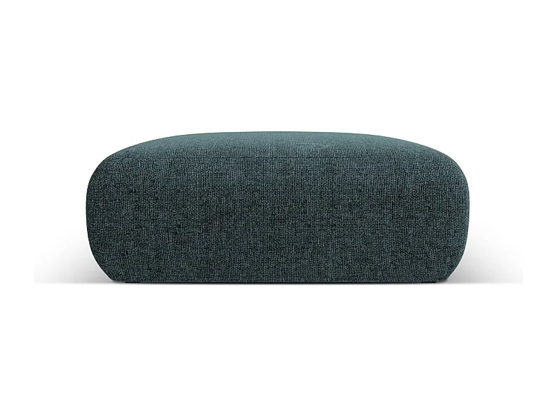 Cosmopolitan Design - Puf, "Nolio" 2 miejsca szenil, petrol - 100x100x36cm