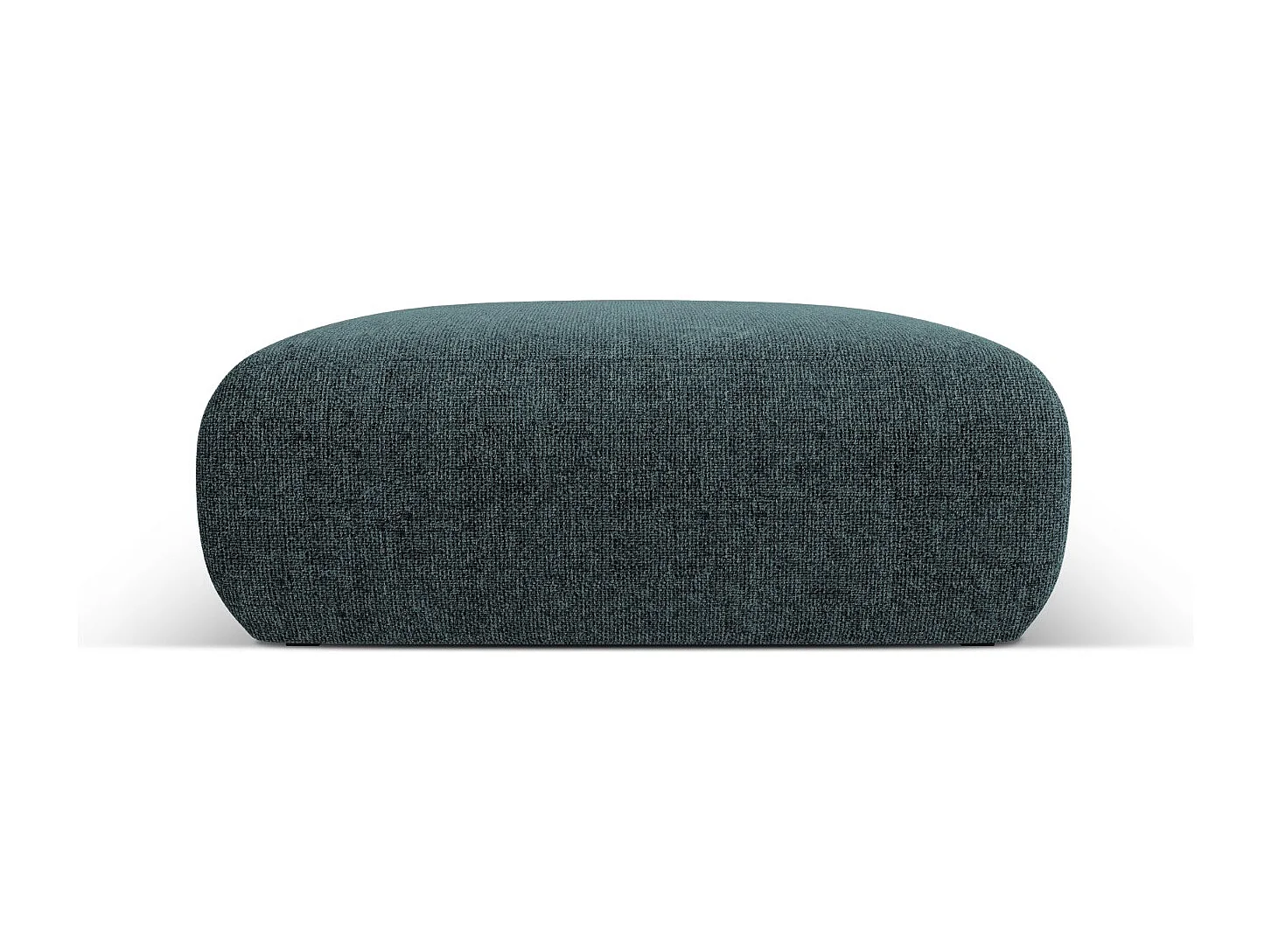 Cosmopolitan Design - Poef "Nolio" 2 zitplaatsen, Chenille, Olie - 100x100x36cm