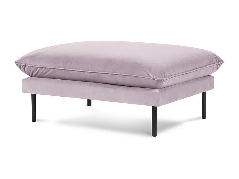 Cosmopolitan Design - Puf, "Vienna" welur, lawenda - 100x80x43cm