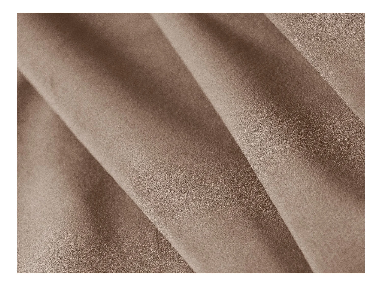 Cosmopolitan Design - Sofá esquinero izquierdo "Tulum" 4 plazas de terciopelo beige - 255x156x70cm