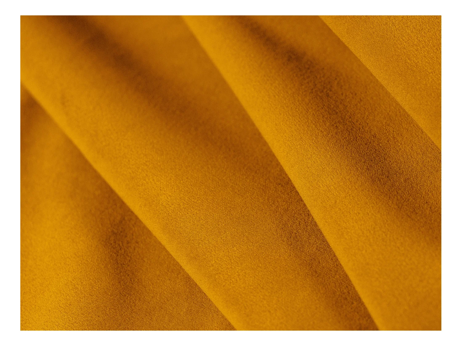 Cosmopolitan Design - Canapé d'angle gauche "Arendal" 4 places en velours jaune - 284x166x70cm