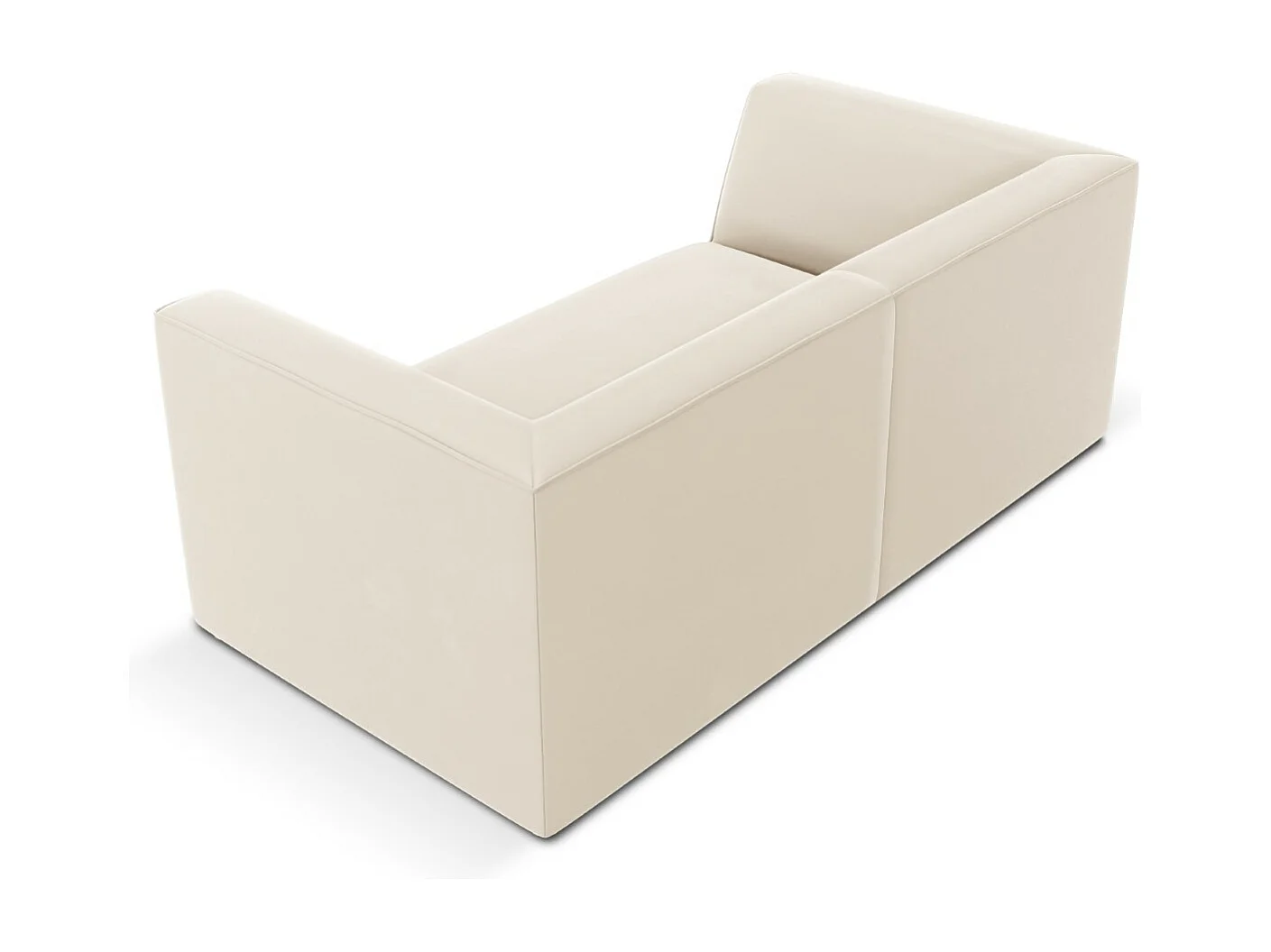 CXL by Christian Lacroix - Sofa, "Charles" 2 miejsca welur, beż - 174x92x69cm