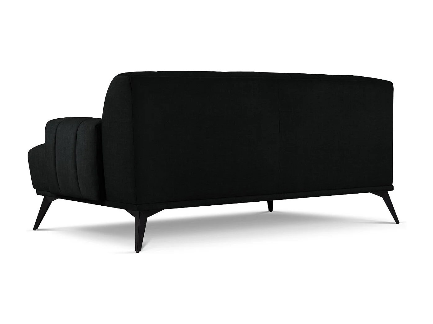 CXL by Christian Lacroix - 2-Sitzer Sofa "Rita" Sitzer aus Samt schwarz - 166x94x77cm