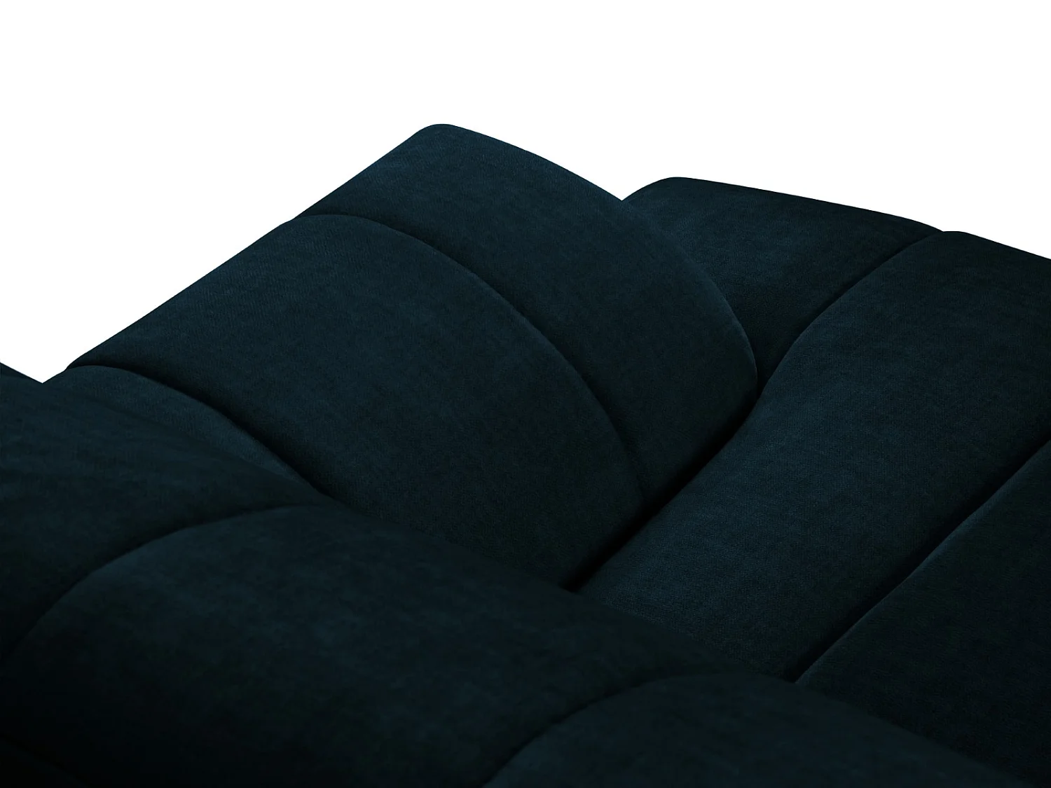 CXL by Christian Lacroix - Linker hoekbank "Rita" 5 zitplaatsen, Flueel, Diepe olie - 289x185x77cm