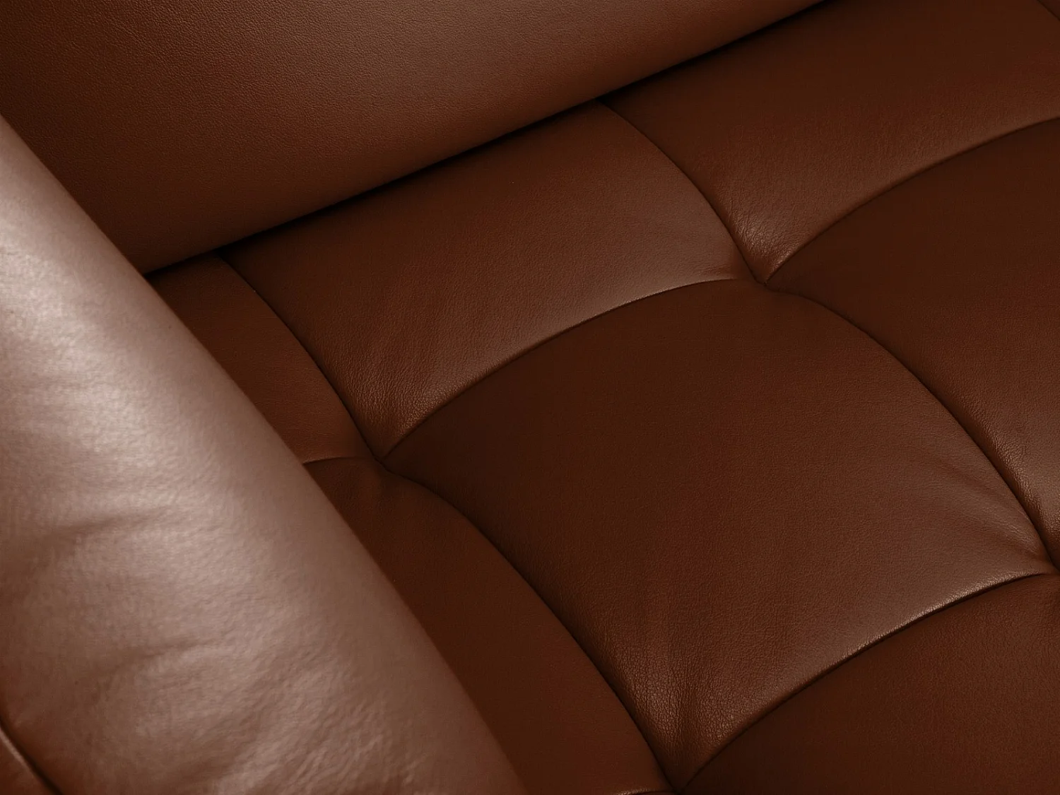 CXL by Christian Lacroix - 3-Sitzer Sofa "Olivier" Sitzer aus Echtleder braun - 188x95x87cm