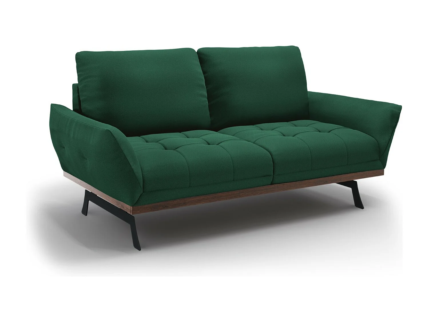 CXL by Christian Lacroix - Bank "Olivier" 3 zitplaatsen, Structurele stof, Groente - 188x95x87cm