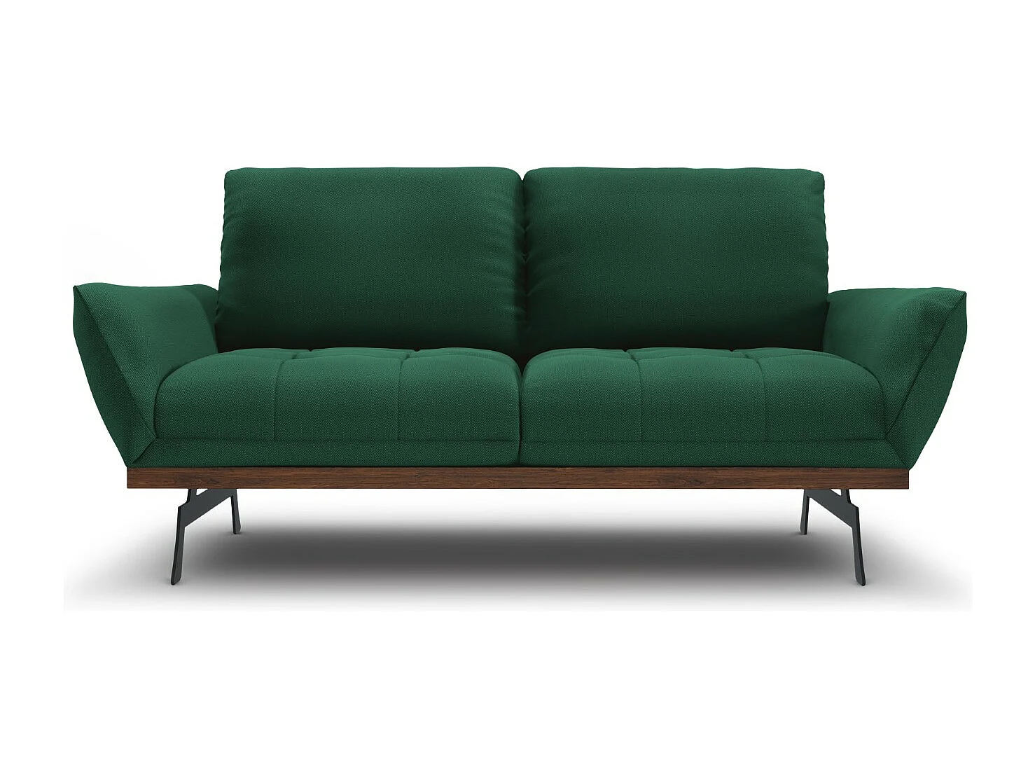 CXL by Christian Lacroix - Bank "Olivier" 3 zitplaatsen, Structurele stof, Groente - 188x95x87cm