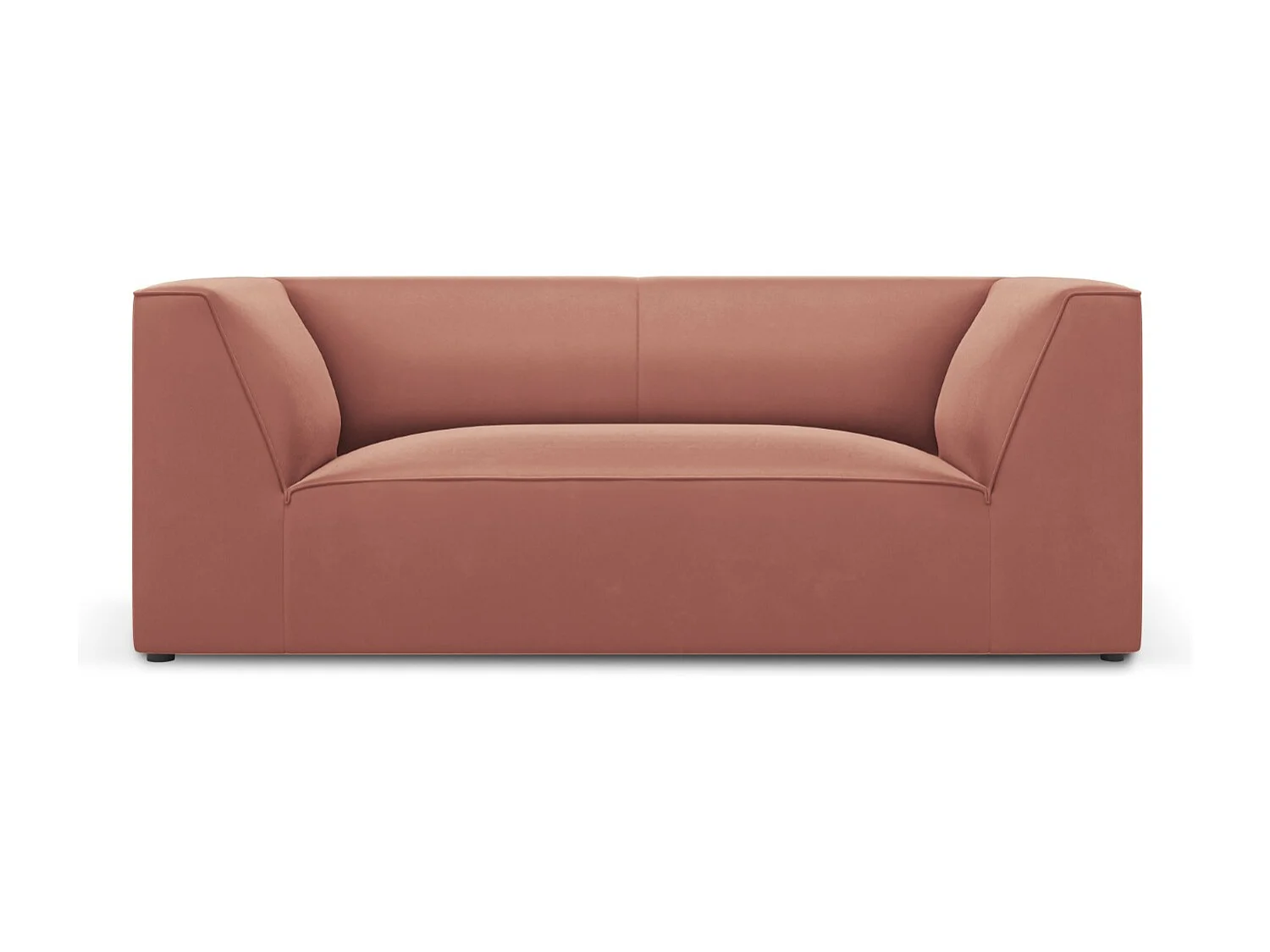 CXL by Christian Lacroix - Sofa, "Charles" 2 miejsca welur, róż - 174x92x69cm
