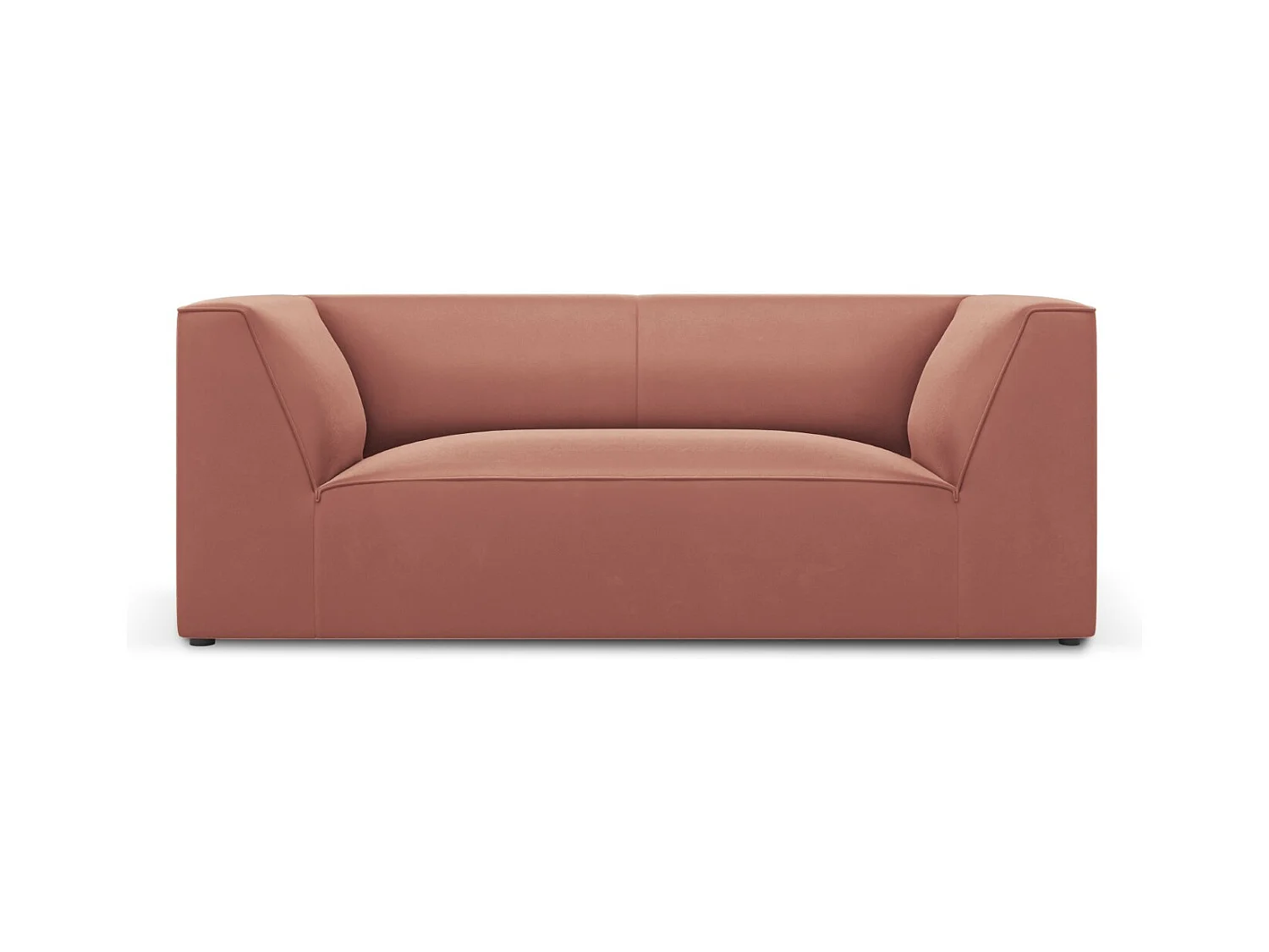 CXL by Christian Lacroix - Canapé "Charles" 2 places en velours rose - 174x92x69cm