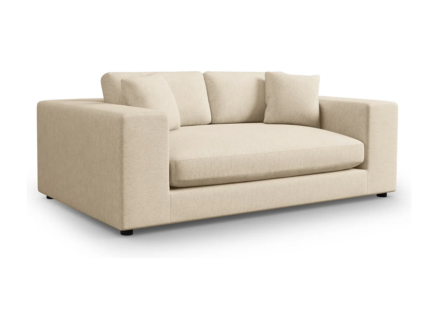 CXL by Christian Lacroix - 3-Sitzer Sofa "Tendance" Sitzer aus strukturiertem Stoff beige - 220x122x72cm