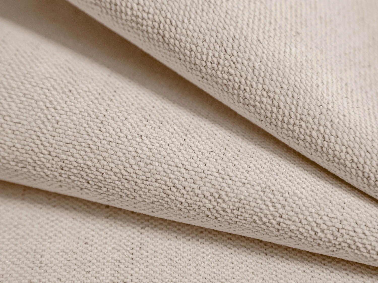 CXL by Christian Lacroix - Canapé d'angle gauche modulable "Clotilde" 4 places en tissu structurel beige - 306x190x70cm