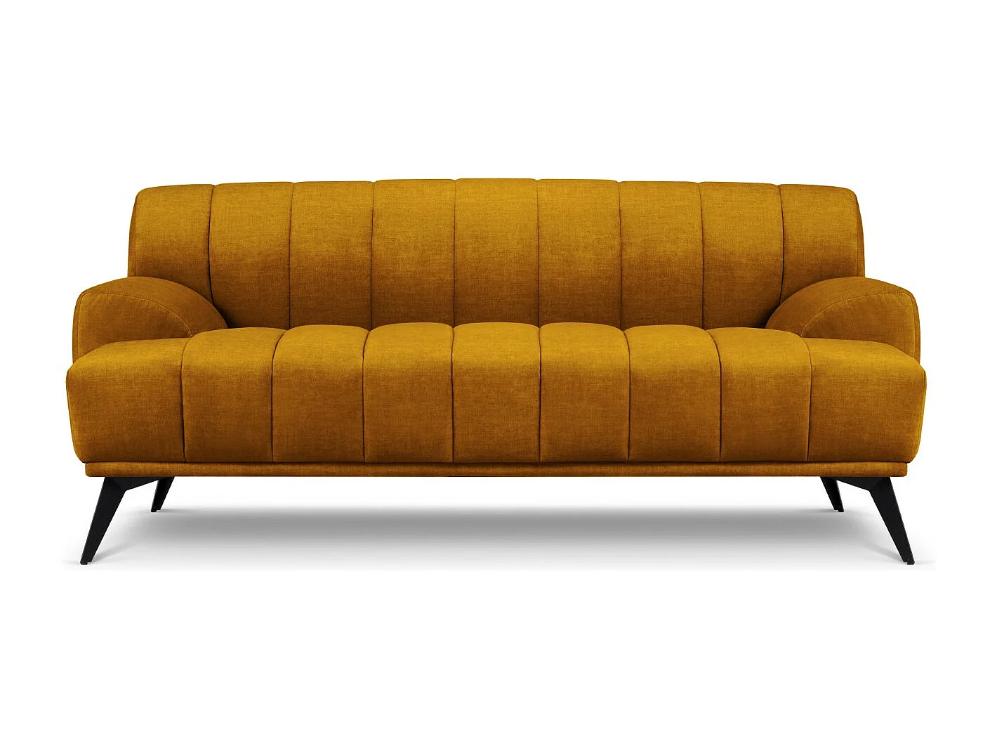 CXL by Christian Lacroix - 2-Sitzer Sofa "Rita" Sitzer aus Samt senf - 166x94x77cm