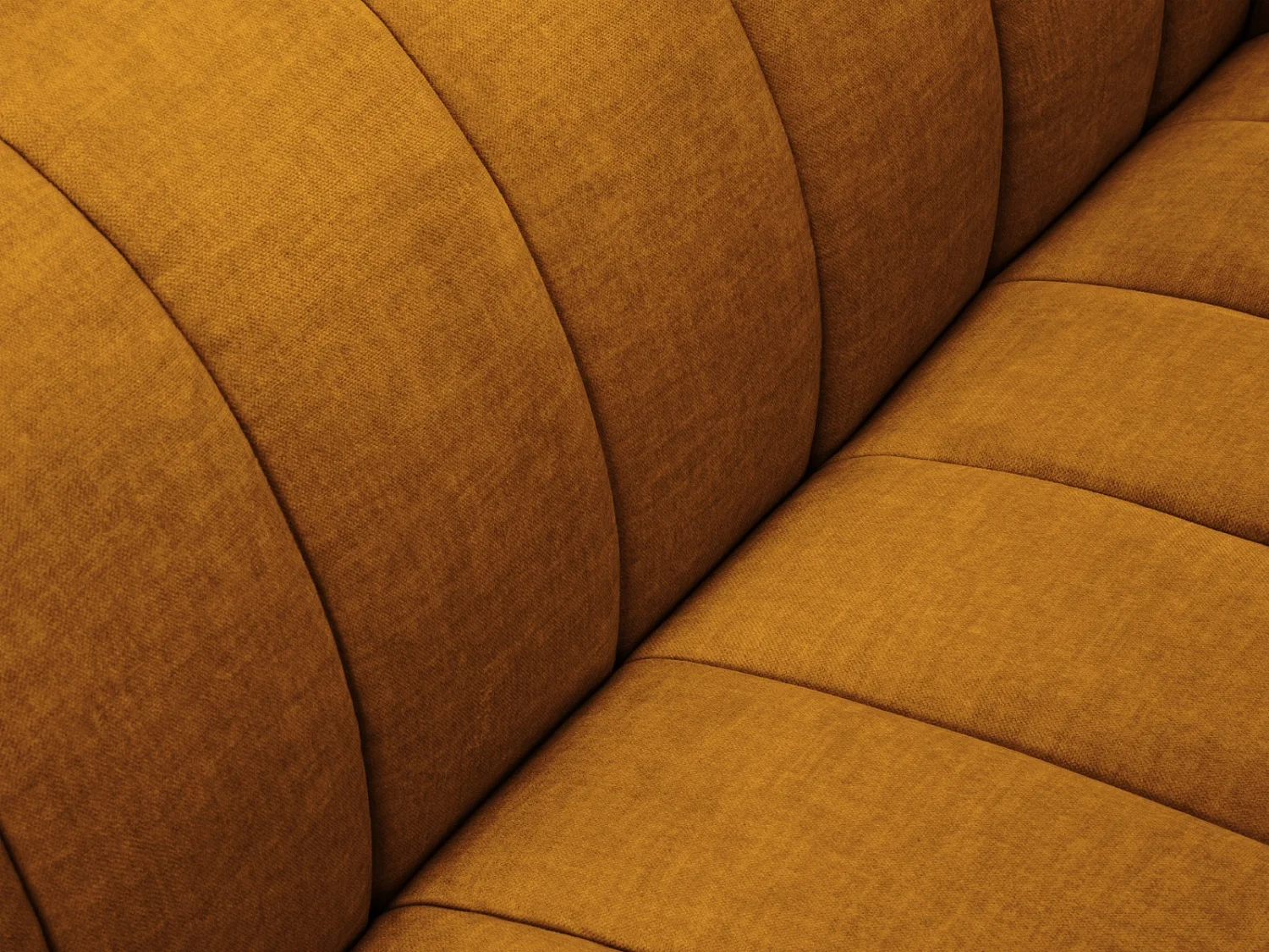 CXL by Christian Lacroix - 2-Sitzer Sofa "Rita" Sitzer aus Samt senf - 166x94x77cm