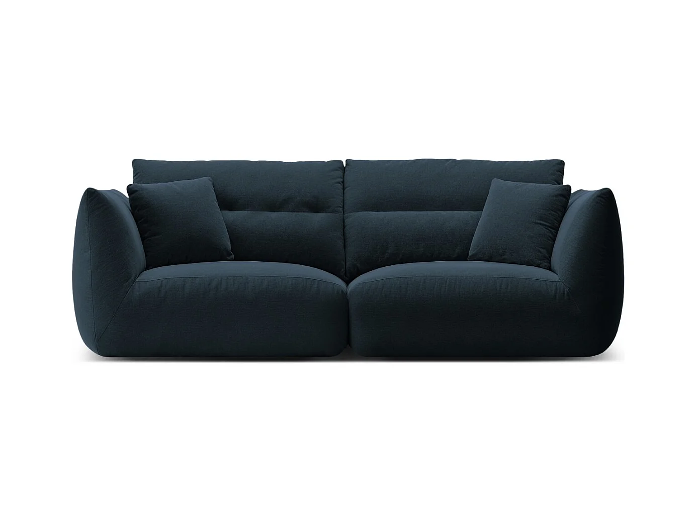 CXL by Christian Lacroix - Modulaire bank "Maurie" 3 zitplaatsen, Chenille, Marineblauw - 224x107x90cm