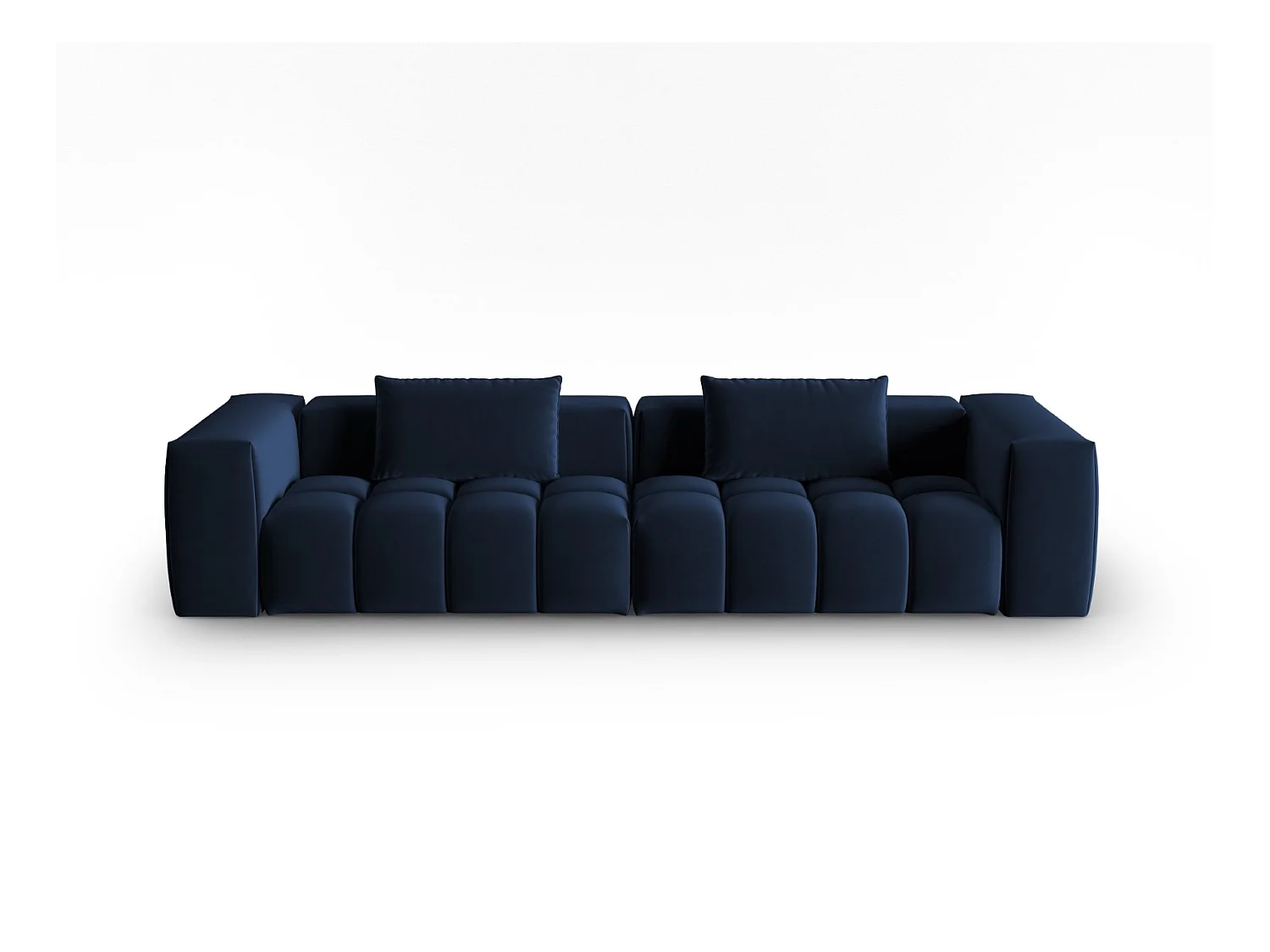 CXL by Christian Lacroix - Modulaire bank "Lorella" 5 zitplaatsen, Flueel, Koningsblauw - 290x85x70cm