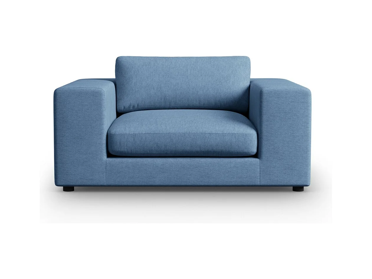 CXL by Christian Lacroix - Bank "Tendance" 1,5 zitplaatsen, Structurele stof, Donkerblauw - 156x122x72cm