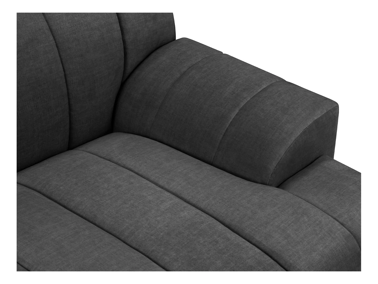 CXL by Christian Lacroix - Bank "Rita" 2 zitplaatsen, Flueel, Donkergrijs - 166x94x77cm