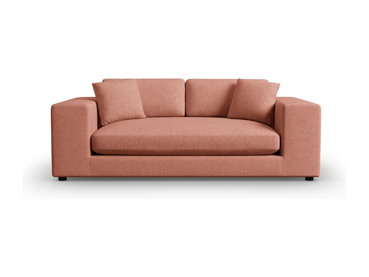 CXL by Christian Lacroix - 3-Sitzer Sofa "Tendance" Sitzer aus strukturiertem Stoff rot - 220x122x72cm