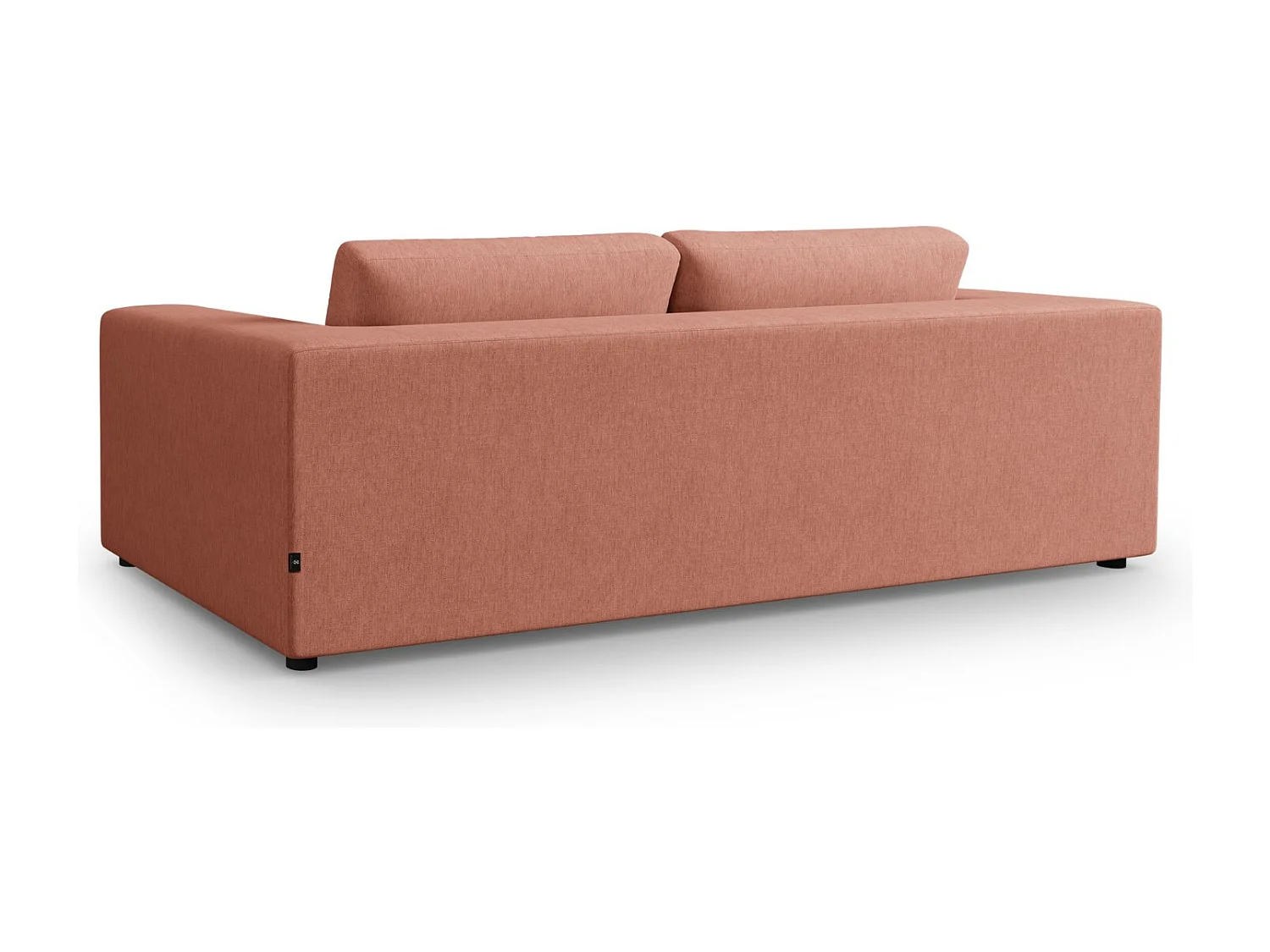 CXL by Christian Lacroix - Sofá "Tendance" 4 plazas de tejido estructural rojo - 262x122x72cm