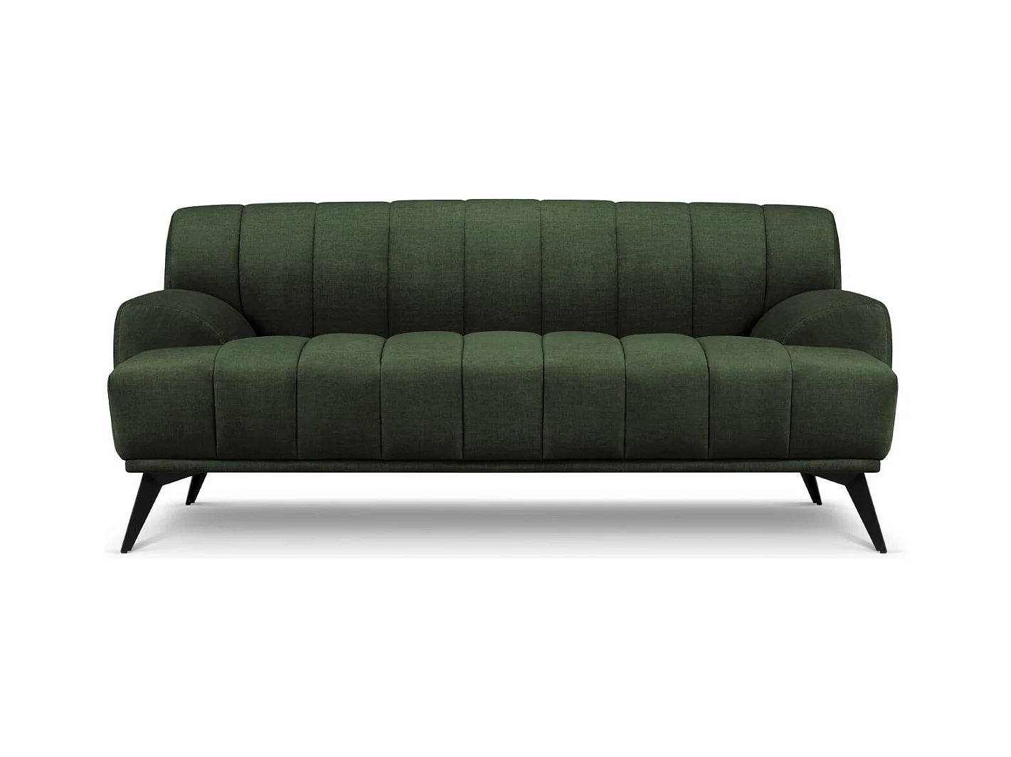 CXL by Christian Lacroix - Canapé "Rita" 2 places en velours vert - 166x94x77cm