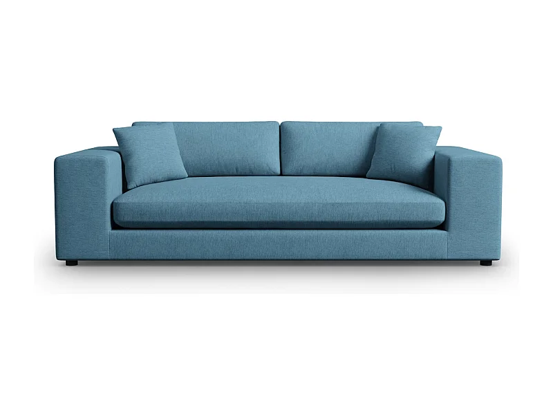 CXL by Christian Lacroix - 4-Sitzer Sofa "Tendance" Sitzer aus strukturiertem Stoff blau - 262x122x72cm