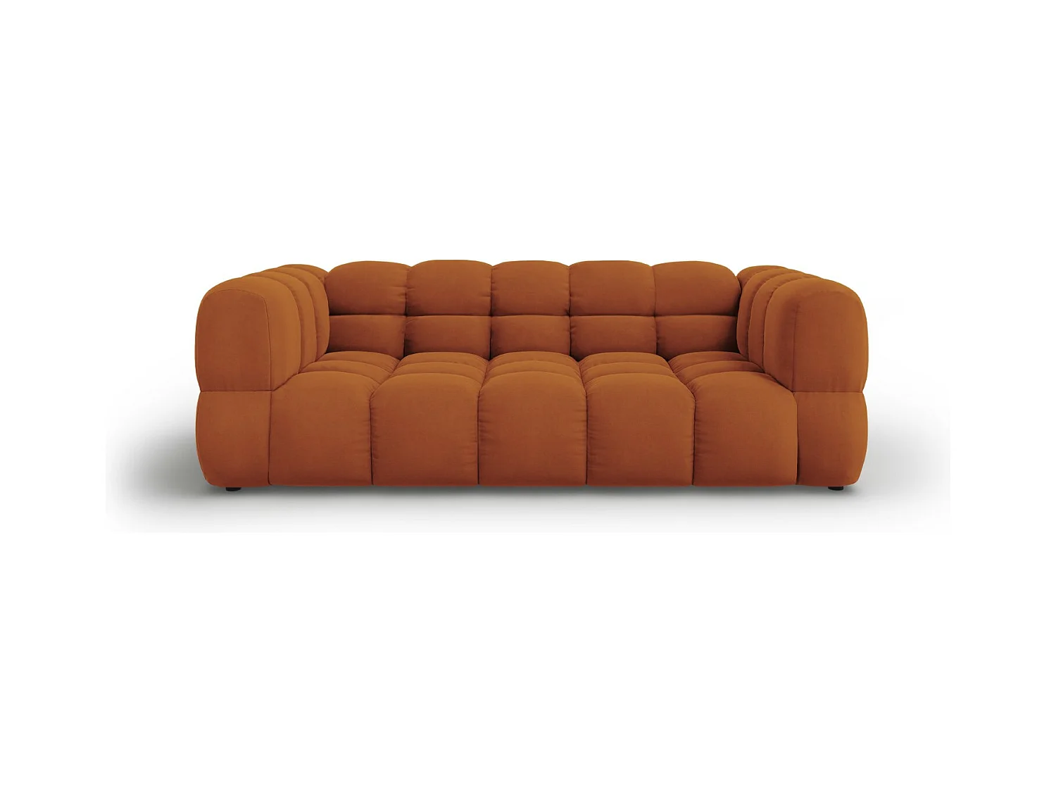 Cosmopolitan Design - Bank "Sky" 3 zitplaatsen, Flueel, Terracotta - 214x102x75cm