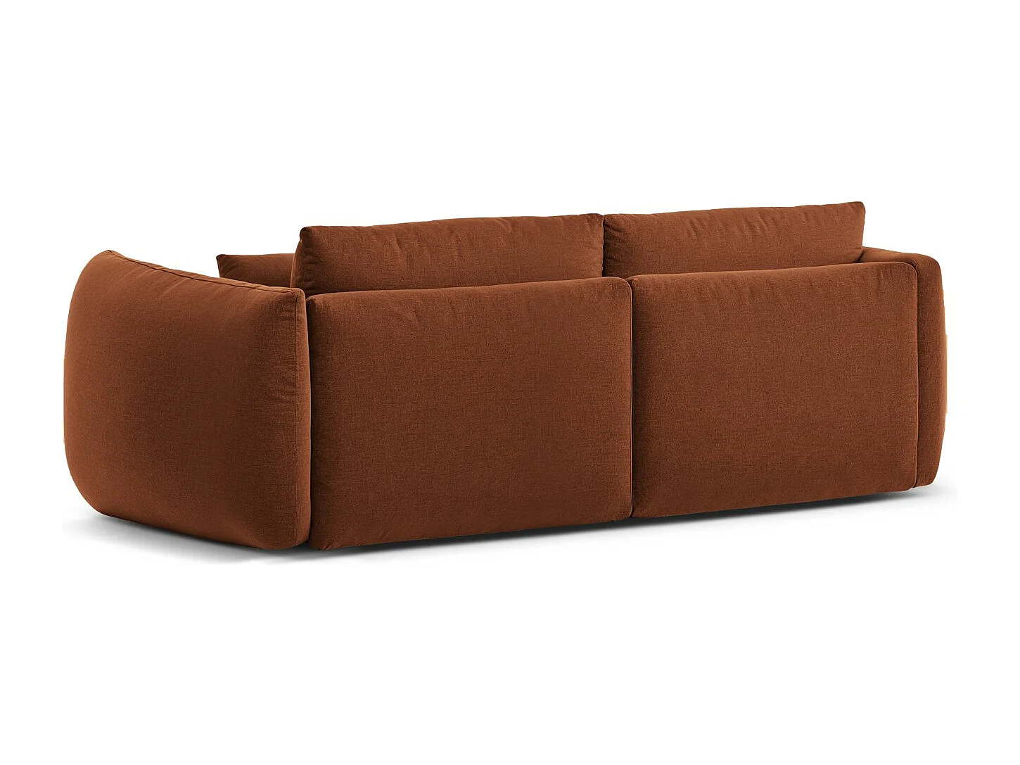 CXL by Christian Lacroix - Modulaire bank "Maurie" 3 zitplaatsen, Chenille, Baksteen - 224x107x90cm