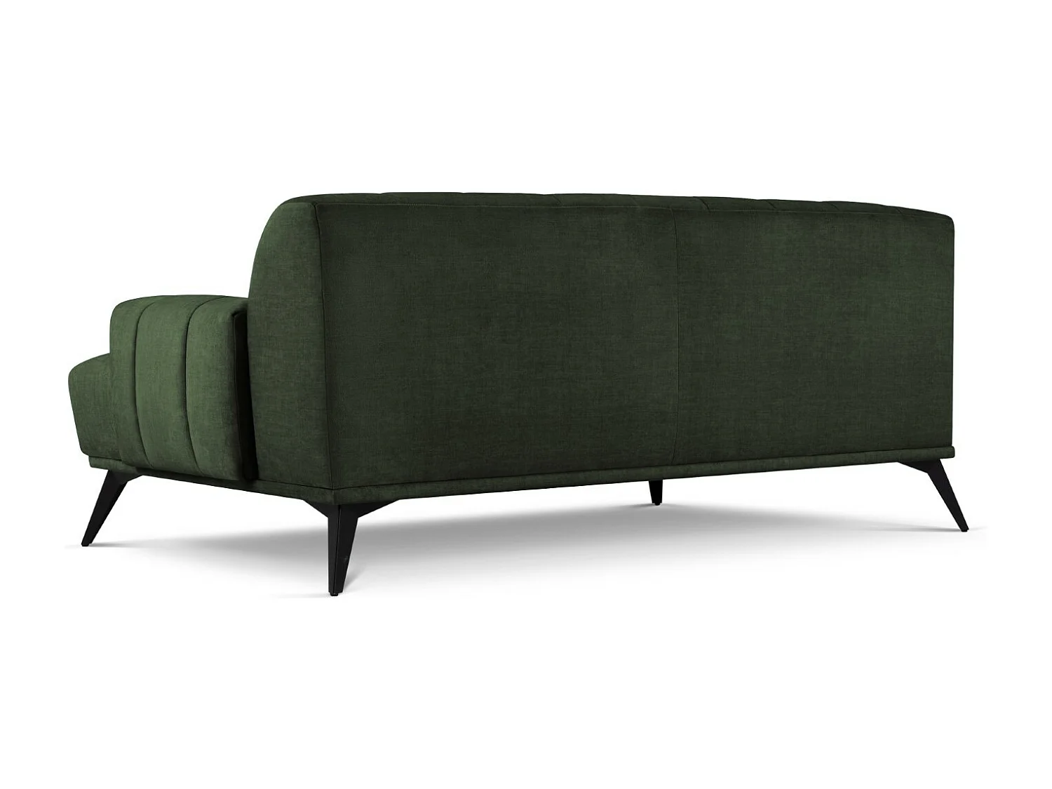 CXL by Christian Lacroix - Sofá "Rita" 3 lugares em veludo verde - 189x94x77cm