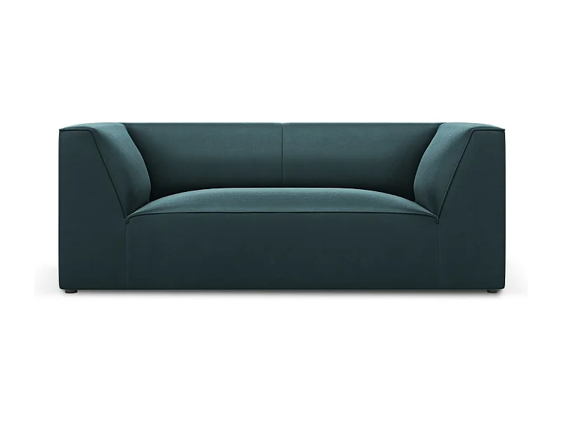 CXL by Christian Lacroix - Sofa, "Charles" 2 miejsca welur, niebieski - 174x92x69cm