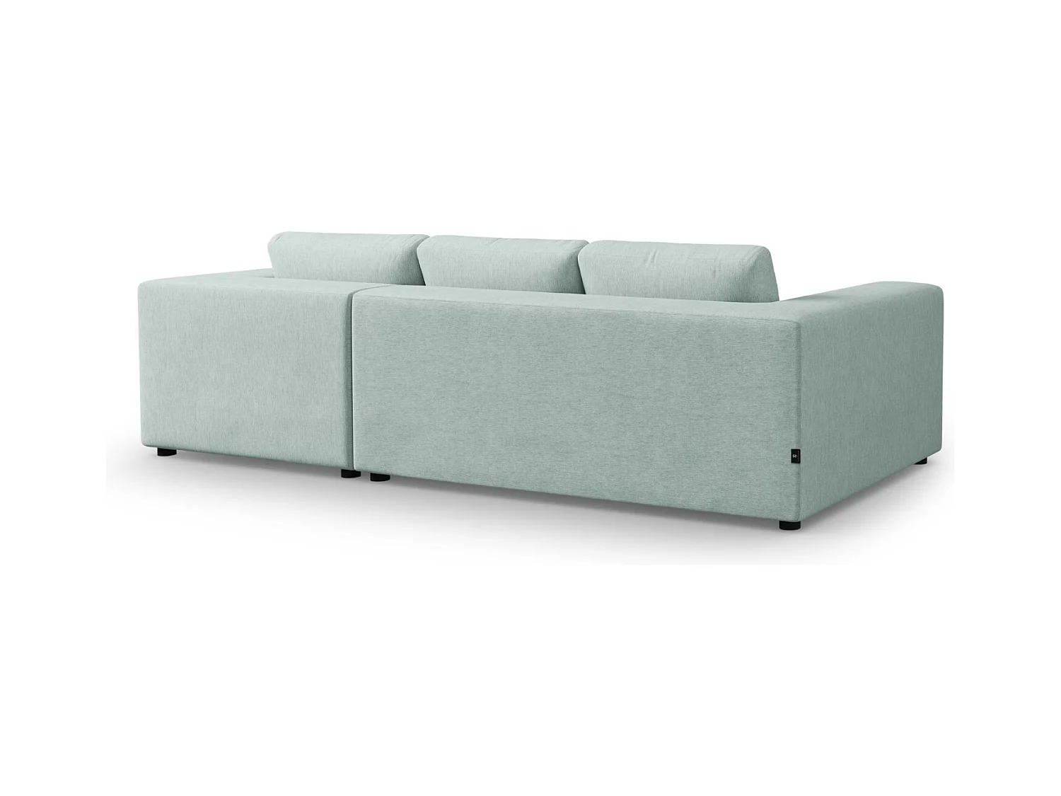 CXL by Christian Lacroix - Rechter hoekbank "Tendance" 5 zitplaatsen, Structurele stof, Munt - 282x174x72cm