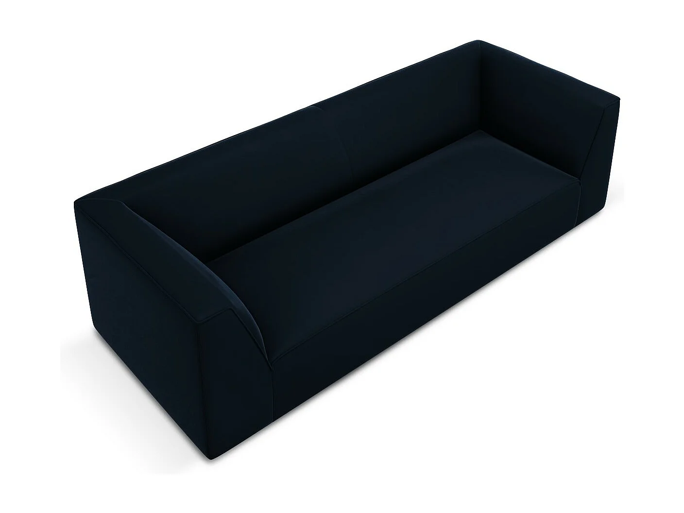 CXL by Christian Lacroix - 3-Sitzer Sofa "Charles" Sitzer aus Samt dunkelblau - 232x92x69cm