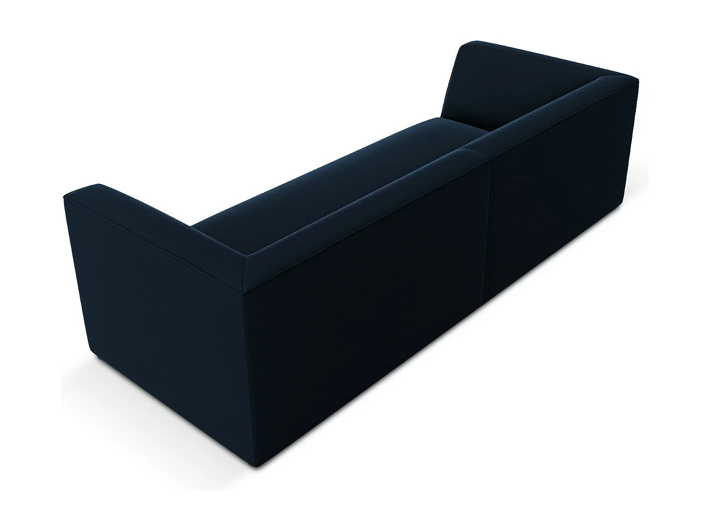 CXL by Christian Lacroix - 3-Sitzer Sofa "Charles" Sitzer aus Samt dunkelblau - 232x92x69cm