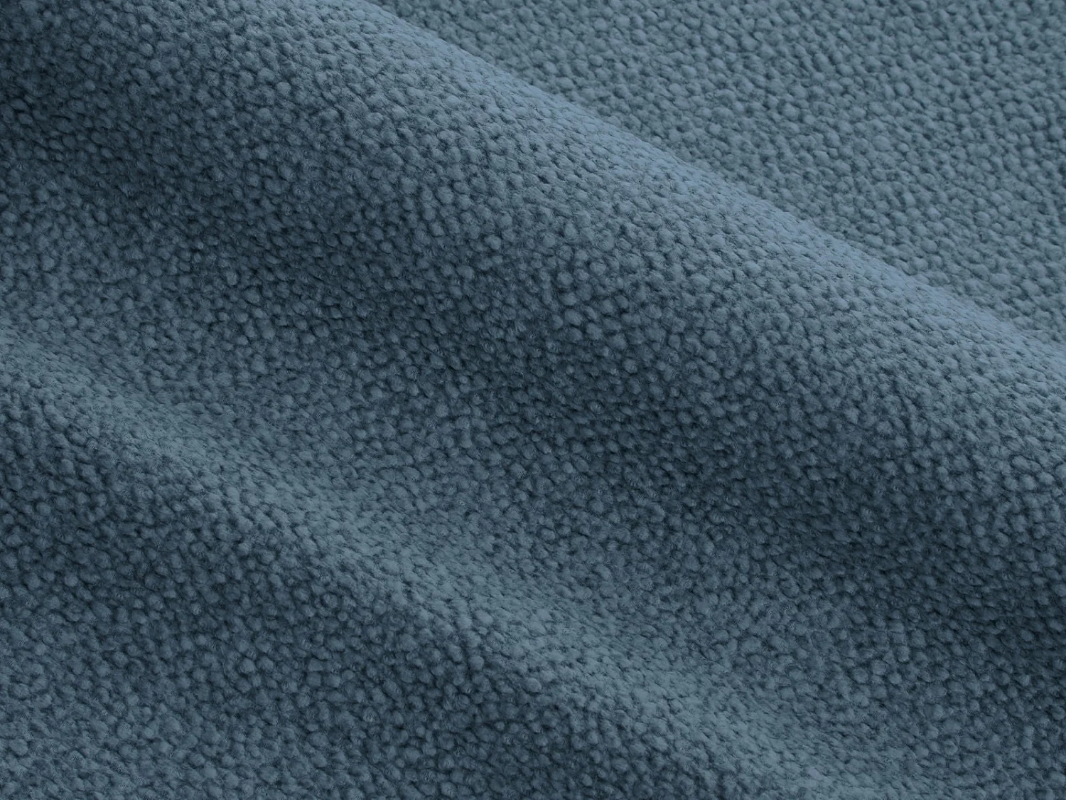 CXL by Christian Lacroix - 4-Sitzer modulares Ecksofa links "Lucien" Sitzer aus Samt blue jeans - 320x165x70cm