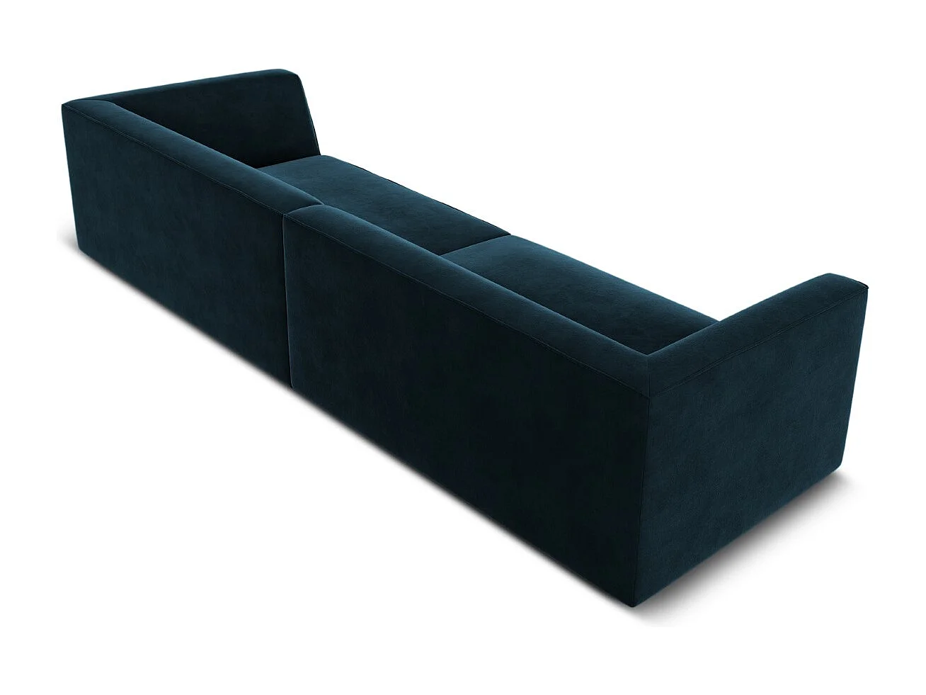 CXL by Christian Lacroix - 4-Sitzer Sofa "Charles" Sitzer aus Samt petrol - 302x93x69cm
