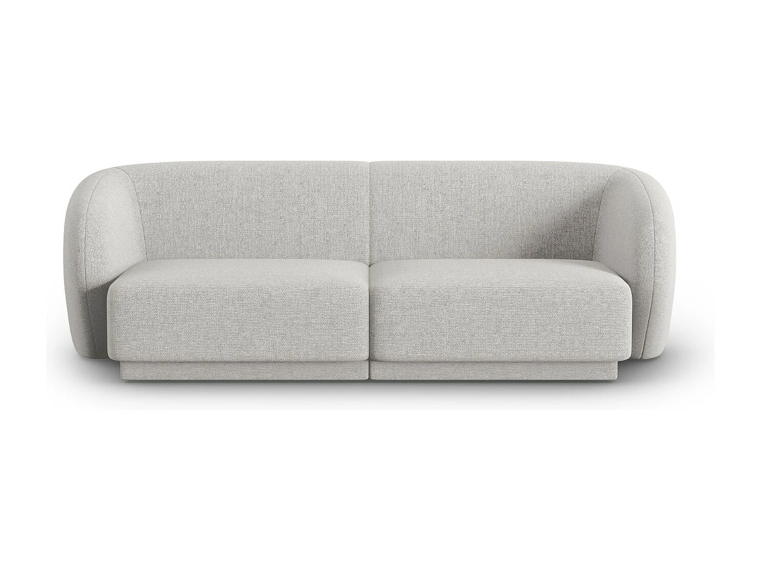 CXL by Christian Lacroix - Sofa modułowa, "Lionel" 2 miejsca szenil, srebrny melanż - 188x93x74cm